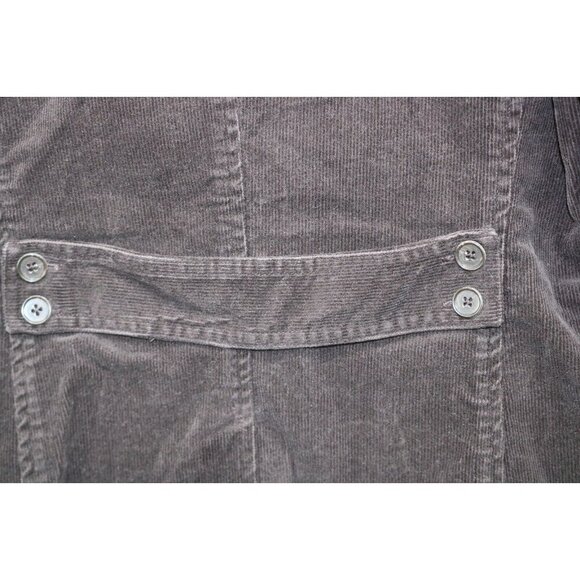 Land's End Women's Brown Corduroy Blazer-Pockets-Size 8-Three Buttons-Business - Picture 13 of 13